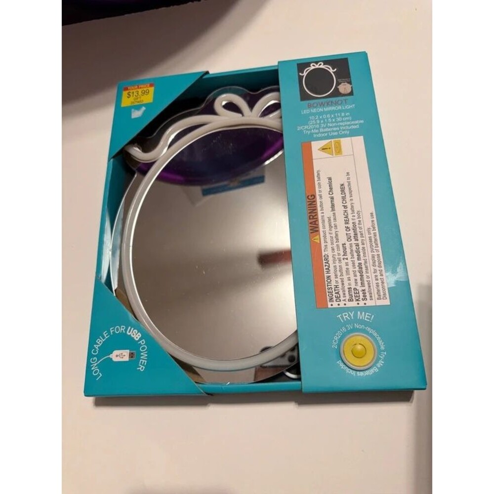 Light up LED mirror